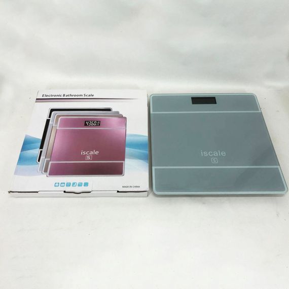 Ваги для підлоги електронні iScale 2017D 180кг (0,1кг), з температурою. Колір: білий | Зображення 1