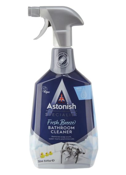 Універсальний очищувач для ванної кімнати Astonish Bathroom Cleaner Fresh Breeze 750 мл
