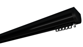 Карниз для штор стельовий Техно 15 (в зборі) Чорний Аналог