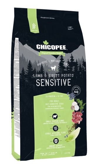 Chicopee HNL Sensitive Lamb & Sweet Potato сухий корм з ягнятком для собак, 2 кг
