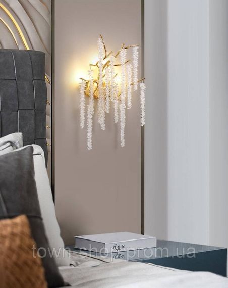 Бра настенное W101B/4-gd-cl Золото 50х36х18 см. | Зображення 4