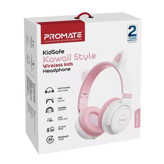 Навушники Promate Panda Bubblegum (panda.bubblegum) | Зображення 1