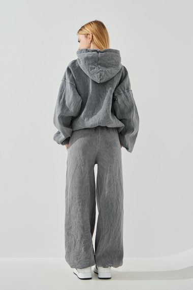 Костюм худі+штани для дівчинки Benini 241160 146 см Сірий shop (2000990714978) | Зображення 9