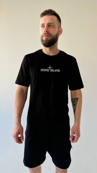 Футболка Stone Island колір чорний | Зображення 1
