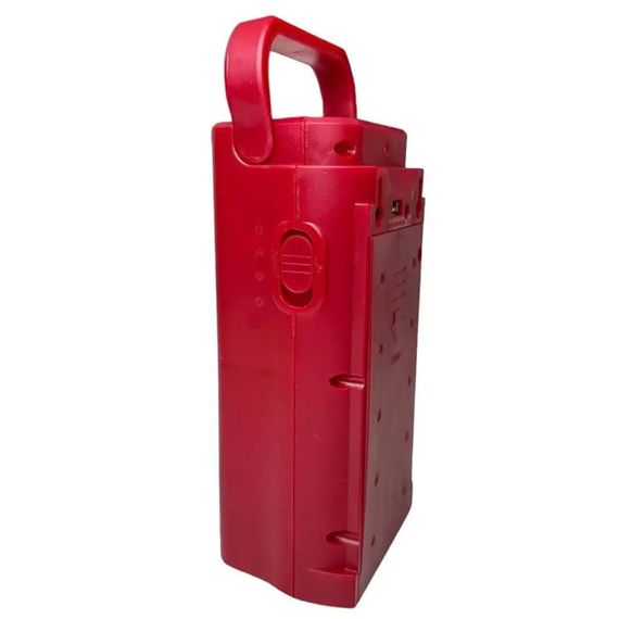 Фонарь переносной светодиодный с PowerBank, 24 Led, Almina 2606L, Красный / Портативная кемпинговая лампа | Зображення 3