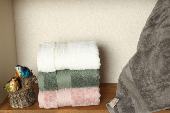 Набор полотенец Nusa 50х90 см Trace, лицевые 4 шт. | Зображення 1