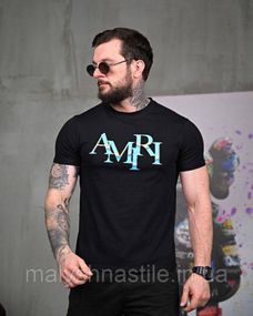 Мужская футболка Amiri black ПП7511