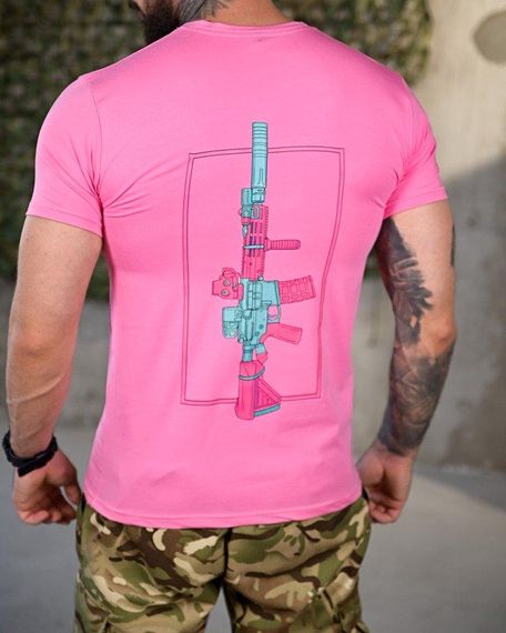 Тактична футболка Gun pink ПП4657 | Зображення 2