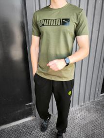 Чоловіча футболка Puma хакі
