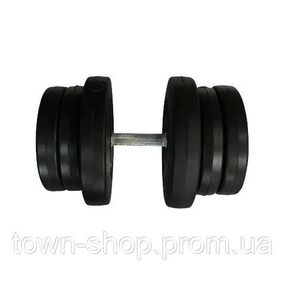 Гантель наборная композитная в пластиковой оболочке Rock Pro-R 21,5 кг NE-PL-R-021