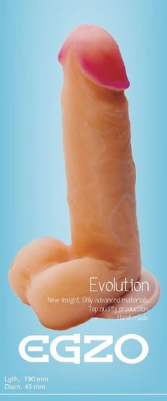 Фалоімітатор EGZO Ciberskin DS002 (19 см х 4,5 см) Sex Aura | Зображення 5