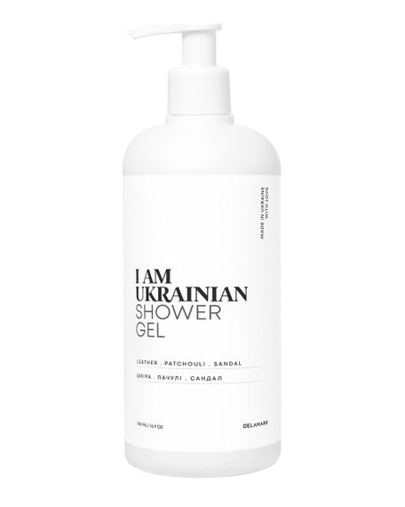 Гель для душу DeLaMark I am Ukrainian Шкіра + Сандал + Пачулі 500 мл (4820152333063)