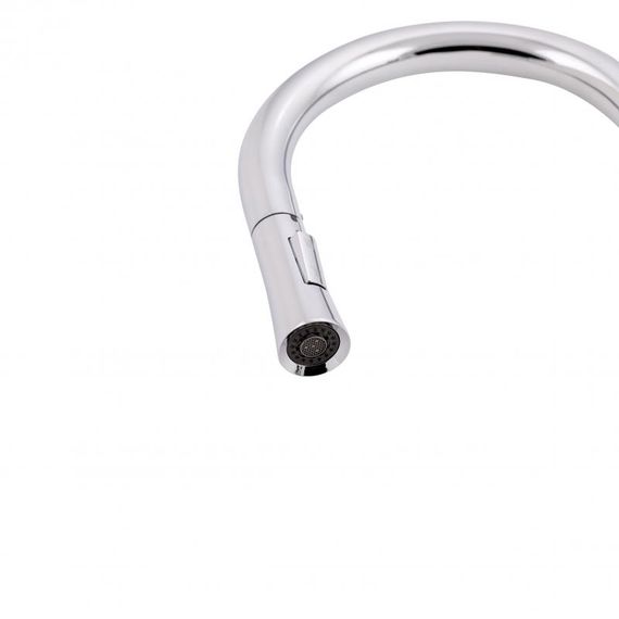 Змішувач для кухні Qtap Evicka 9135103UC з висувним виливом | Зображення 4