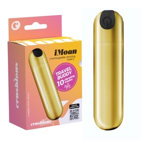 Віброкуля CRUSHIOUS iMoan, 10 режимів, золотистий, 7,6 см Sex Aura