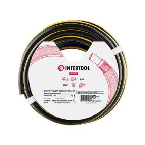 Шланг для води 4 шаровий, 1/2", 20 м, армований, PVC INTERTOOL GE-4103