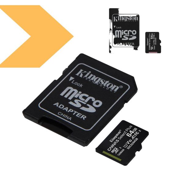 Карта пам'яті microSDHC 64GB UHS-3 XPRO з адаптером (MER-14615_300) | Зображення 1