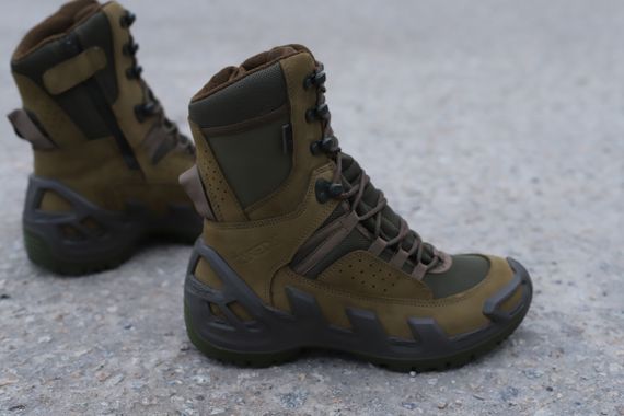 Берцы тактические Vaneda 1192-1 мембрана DryTex нубук хаки | Зображення 1