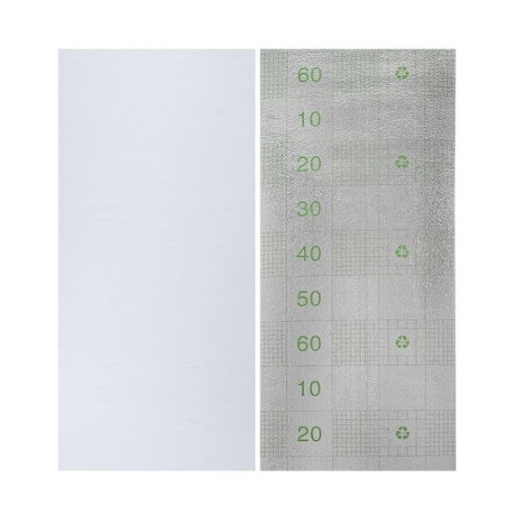 Самоклеюча вініловая плитка в рулоні біле полотно 0,6*3m*2мм Мат SW-00002032 | Зображення 3