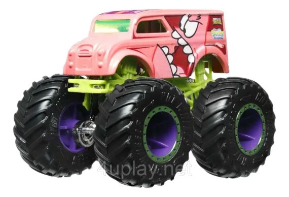 Подарочный набор 2 монстр-трака Hot Wheels Губка Боб Квадратные Штаны и Патрик Стар | Зображення 3