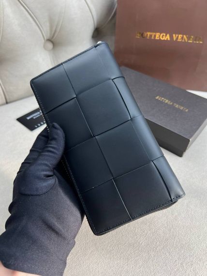 Гаманець чорний Bottega Veneta Cassette k426 | Зображення 2