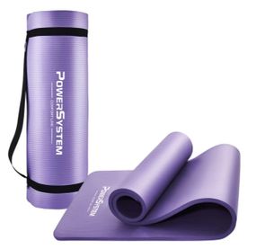 Килимок для йоги та фітнесу Power System PS-4017 NBR Fitness Yoga Mat Plus Purple (180х61х1) (PS-4017_Purple)