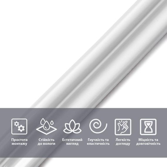 Молдинг 5000х30х9,5 мм Білий SW-00002675 | Зображення 3