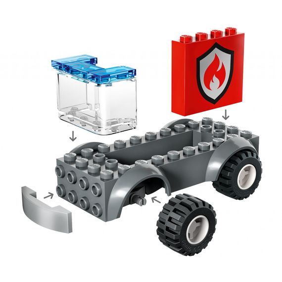 Конструктор LEGO City Пожежне депо та пожежна машина 153 деталі (60375) | Зображення 4