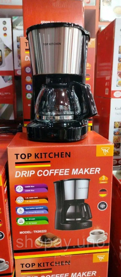 Кофеварка капельная с подогревом Top Kitchen  для дома и офиса | Зображення 2