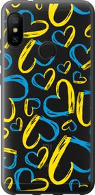 Чехол на Xiaomi Redmi 6 Pro Сердца UA "5292u-1595-17620"