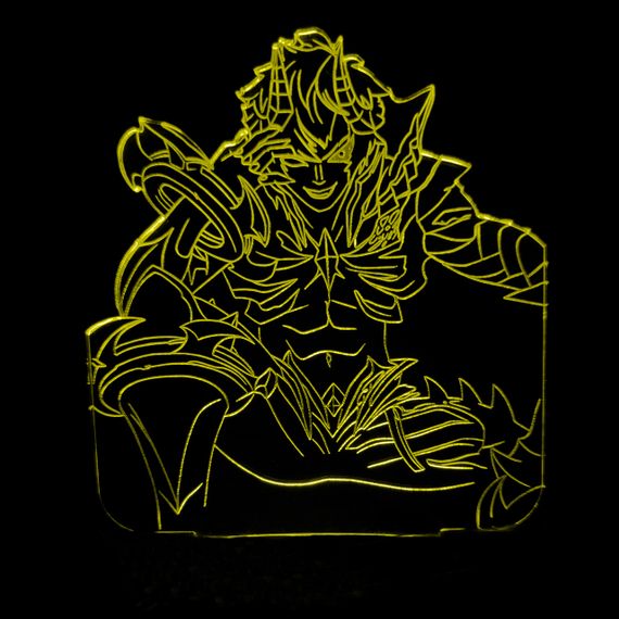 Акриловый светильник-ночник Дариус желтый tty-n001167