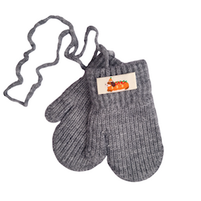Рукавиці дитячі 1-3 года темно-сірі