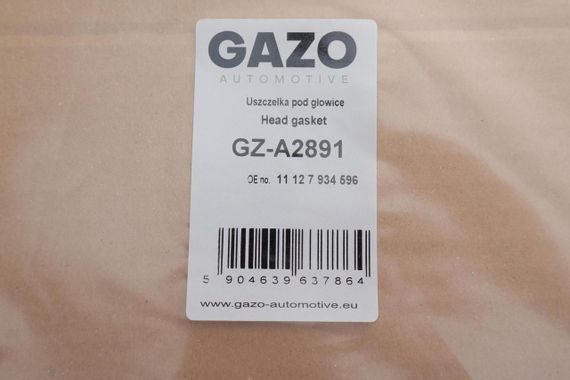 Прокладка ГБЦ BMW X2 F39 X4 G02 F98 2.0 B48 B46 18- 0.7 mm  Ø 83.00mm  GZ-A2891 | Зображення 1