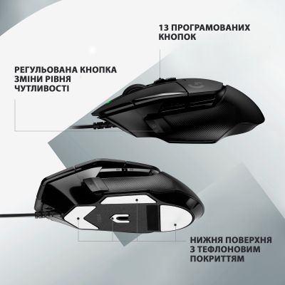 Мишка Logitech G502 X USB Black (910-006138) (910-006138) | Зображення 4