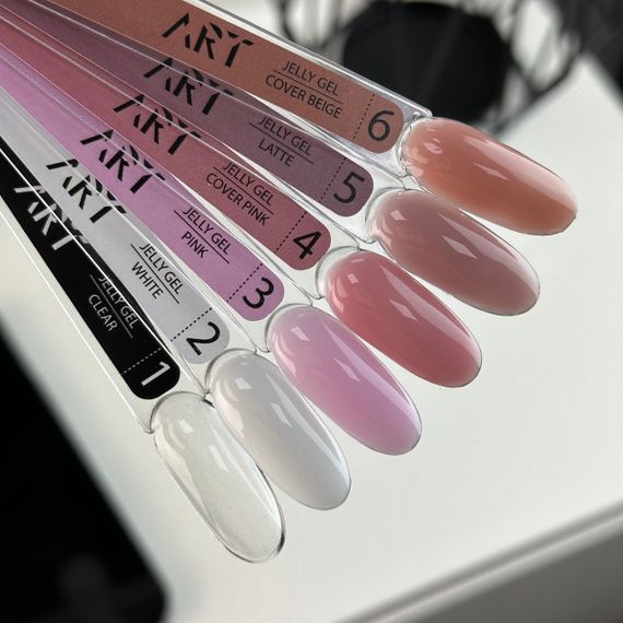 Гель-желе для нігтів ART Jelly Gel №02 White15мл | Зображення 3