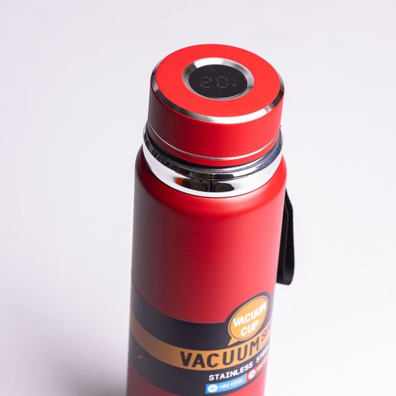 Термос Vacuum Sports  с датчиком температуры 1 л красный HP-14-30R | Зображення 4