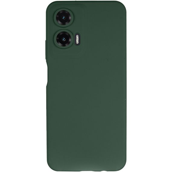 Чохол Silicone Cover Lakshmi Full Camera (AAA) для Motorola Moto G35 Зелений / Cyprus Green | Зображення 1