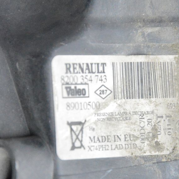 Фари Renault Laguna II 2005-2007 рестайл ксенон Фара ліва права Рено Лагуна 2 8200354740 | Зображення 8