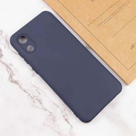 Чохол Silicone Cover Lakshmi Full Camera (A) для Samsung Galaxy A03 Core Синій / Midnight Blue | Зображення 3