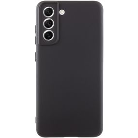 Чохол TPU GETMAN Liquid Silk Full Camera для Samsung Galaxy S21 FE Чорний / Black