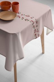 Скатертина Lotus Home 80697 Туреччина 140*240 см  Бавовна Пудровий