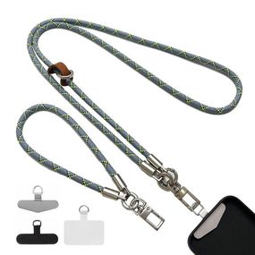 Набор шнурков 120см + 35см Gray / Yellow / Black