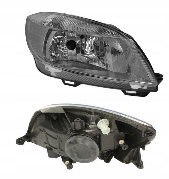 Фара Передня Skoda Fabia /Roomster 2010-2014 Права H4 З Указ.Поворот Ел.Рег. 665-1122Rmld-Em