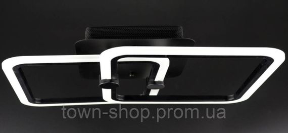 Люстра потолочная LED с пультом A2503/2-bk Черный 10х41х63 см.