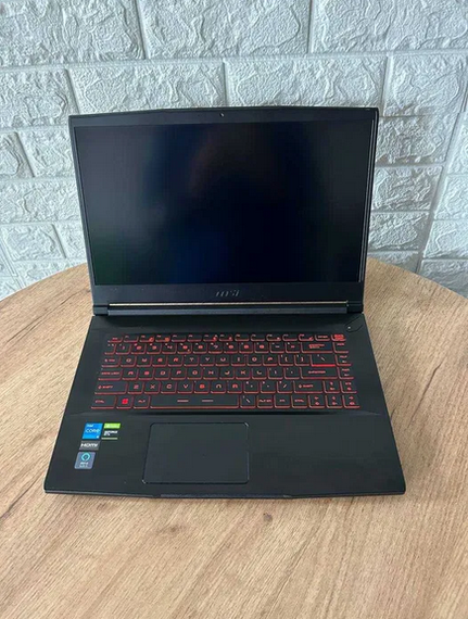 Ноутбук  MSI GV15 Thin 11SCV 15,6" 144Hz i5 11400H 8Gb SSD 256Gb GTX 1650 MaxQ Б/У | Зображення 1