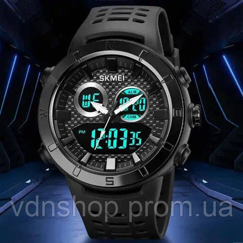 Спортивні міцні годинники SKMEI 2014BKBK, Годинники тактичні протиударні кварцові армійські FK-75 | Зображення 7