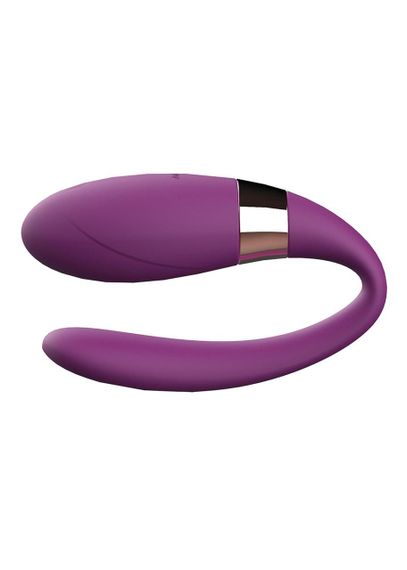 Вібратор для пар - V-Vibe Purple, USB, 7 Function, Remote Control Sex Aura | Зображення 3