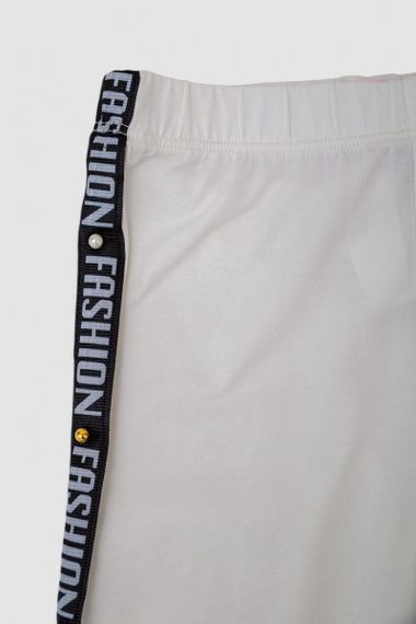 Велотреки для дівчаток  -уцінка, колір молочний, 247R516-U | Зображення 2