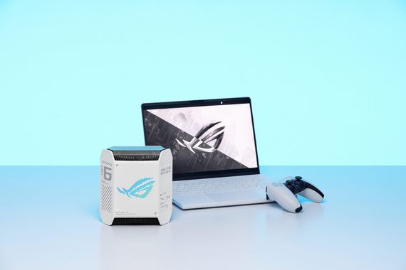 Маршрутизатор ASUS ROG Rapture GT6 2PK white AX10000 3xGE LAN 1x2.5GE WAN 1xUSB 3.2 g1 WPA3 OFDMA MESH (90IG07F0-MU9A40) | Зображення 5
