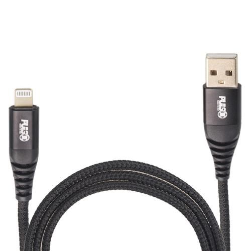 Кабель VOIN CC-4201L BK USB - Lightning 3А, 1m, black (швидка зарядка/передача даних) | Зображення 2