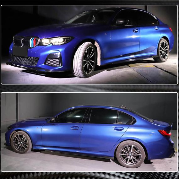 Накладки на пороги V2 (для G20, Карбон) для BMW 3 серия G20/21 2018- гг | Зображення 3